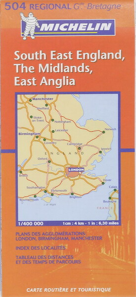 South East England, the Midlands, East Anglia - (ISBN 9782061007372)