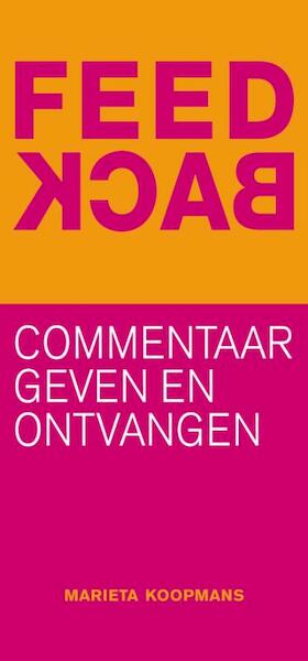 Feedback - Marieta Koopmans (ISBN 9789058712905)