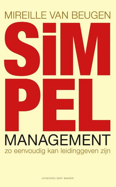 Simpel management - Mireille van Beugen (ISBN 9789035138803)