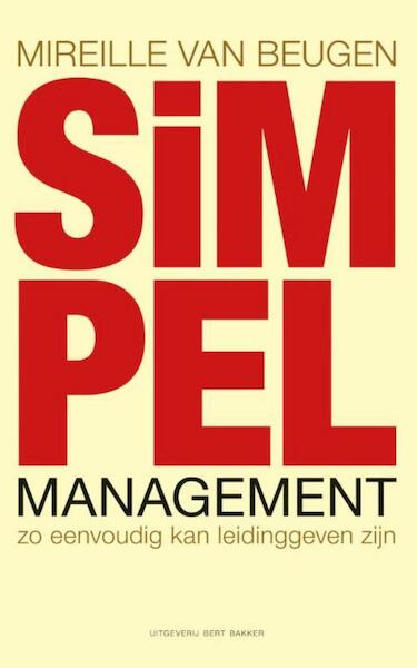 Simpel management - Mireille Van Beugen (ISBN 9789035139015)