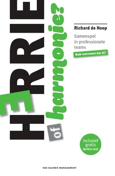 Herrie of harmonie? - Richard de Hoop (ISBN 9789089651495)