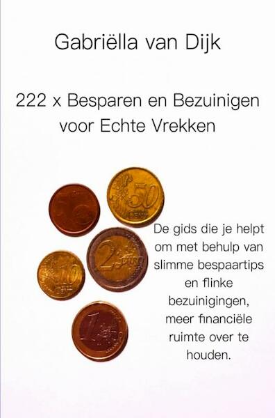 222 x Besparen en Bezuinigen voor Echte Vrekken - Gabriella Van Dijk (ISBN 9789402183030)