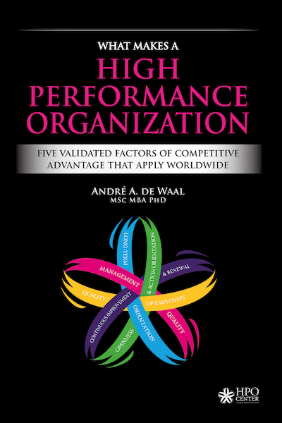 What Makes a High Performance Organization - André de Waal (ISBN 9789492004772)