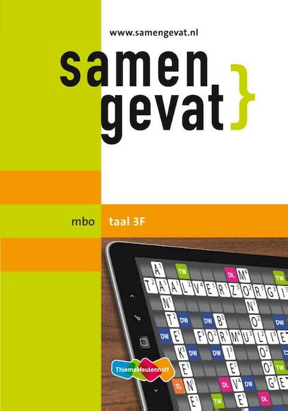 Samengevat taal mbo 3f - (ISBN 9789006925883)