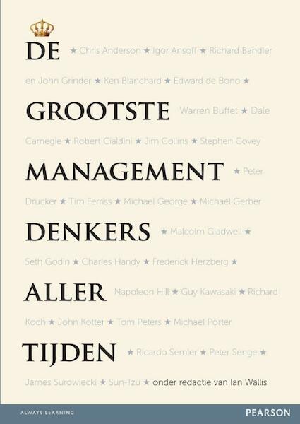 De grootste managementdenkers aller tijden - Ian Wallis (ISBN 9789043027090)