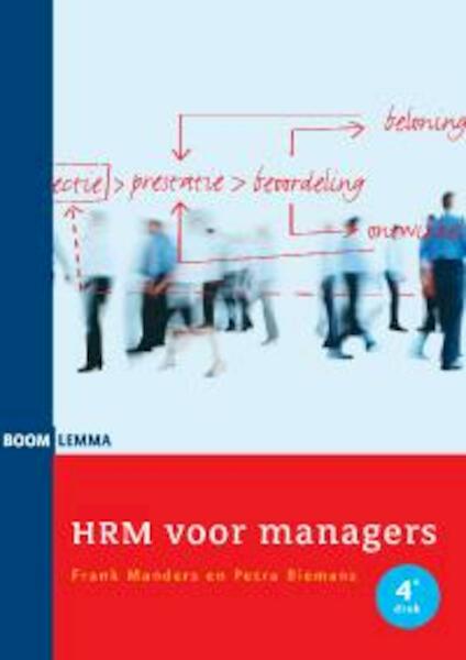 HRM voor managers - Frank Manders, Petra Biemans (ISBN 9789047301424)