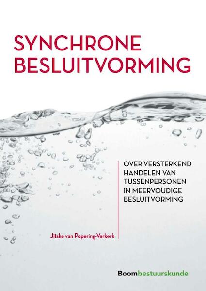 Synchrone besluitvorming - Jitske van Popering-Verkerk (ISBN 9789462367890)