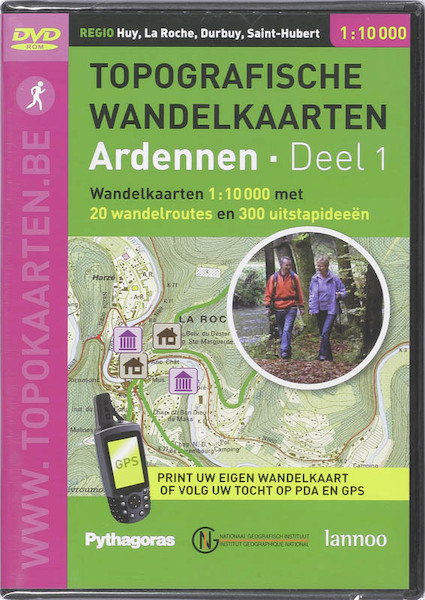 Topografische wandelkaarten 1 Ardennen - (ISBN 9789020974379)