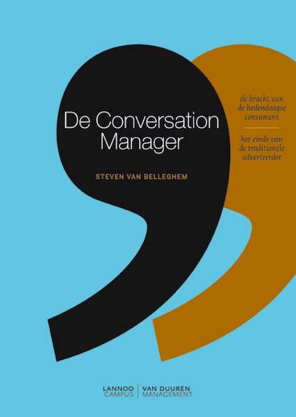 De Conversation manager - Steven Van Belleghem (ISBN 9789081516303)