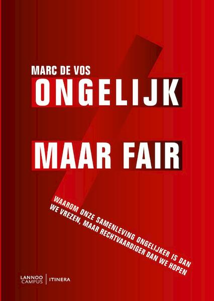 Ongelijk maar fair - Marc De Vos (ISBN 9789401428781)