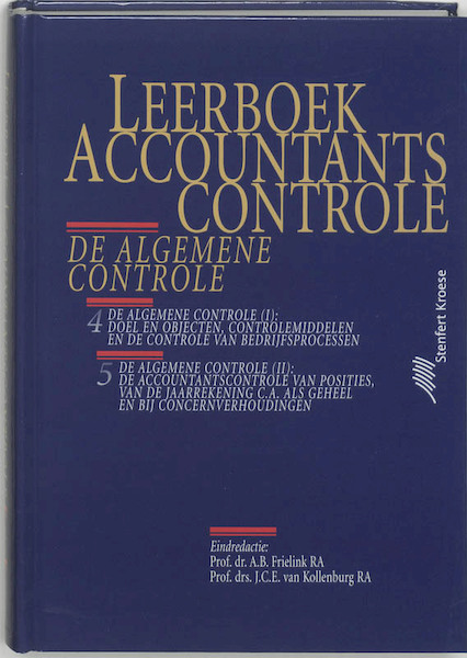 Leerboek Accountantscontrole De algemene controle - (ISBN 9789020732023)