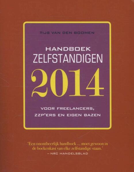 ZZP 2014 - Tijs van den Boomen (ISBN 9789057124013)
