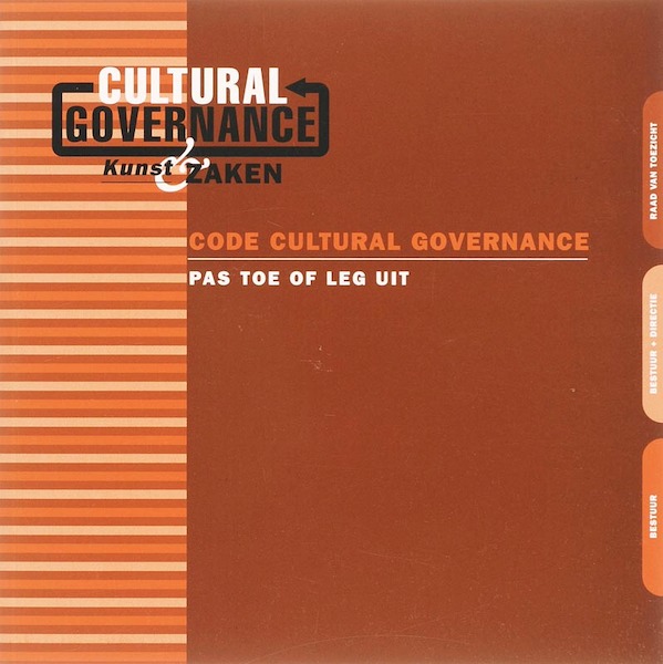 Code Cultural Governance - (ISBN 9789075458336)