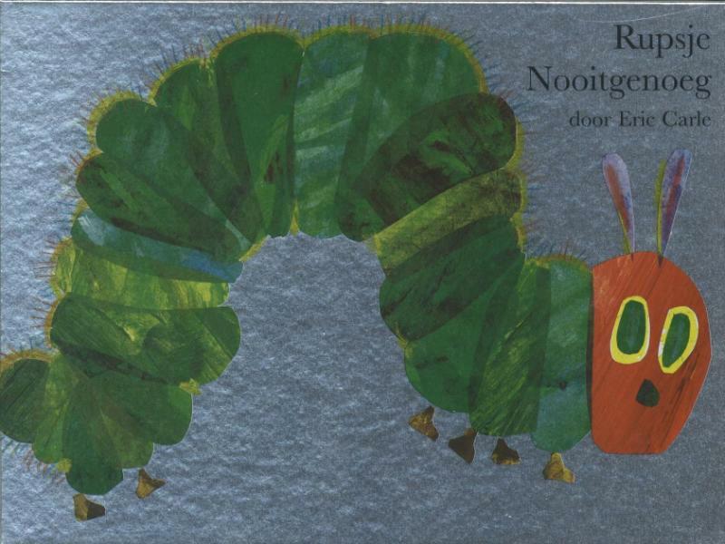 Rupsje Nooitgenoeg jubileumuitgave - Eric Carle (ISBN 9789025750305)